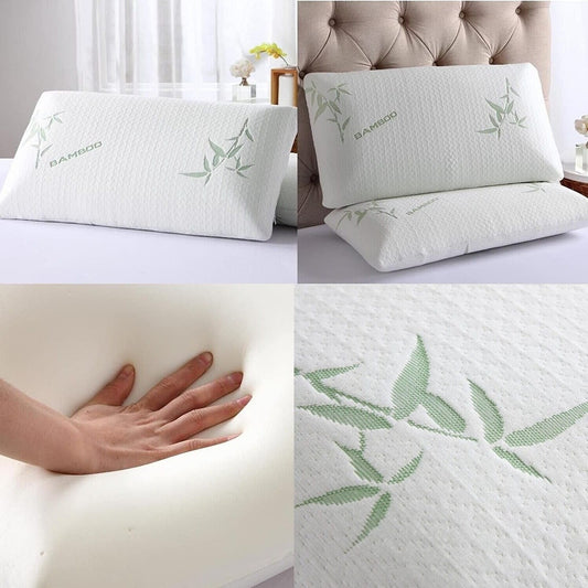 Bamboo memory foam pillow
