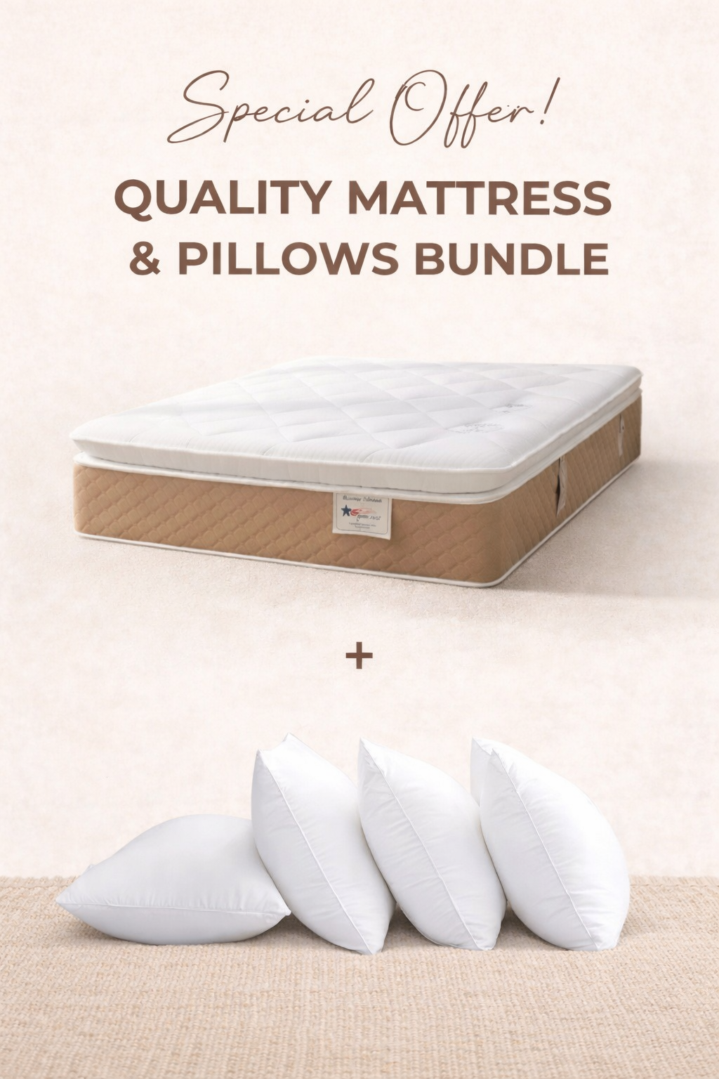 Relax Mattress + FOUR FREE pillows