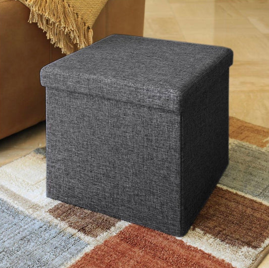 Foldable storage Ottoman