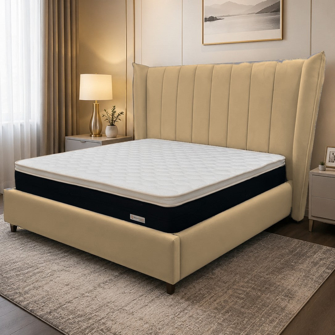 Flora bed - Dark Beige