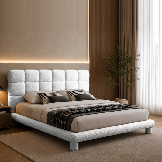 Fluffy bed - White