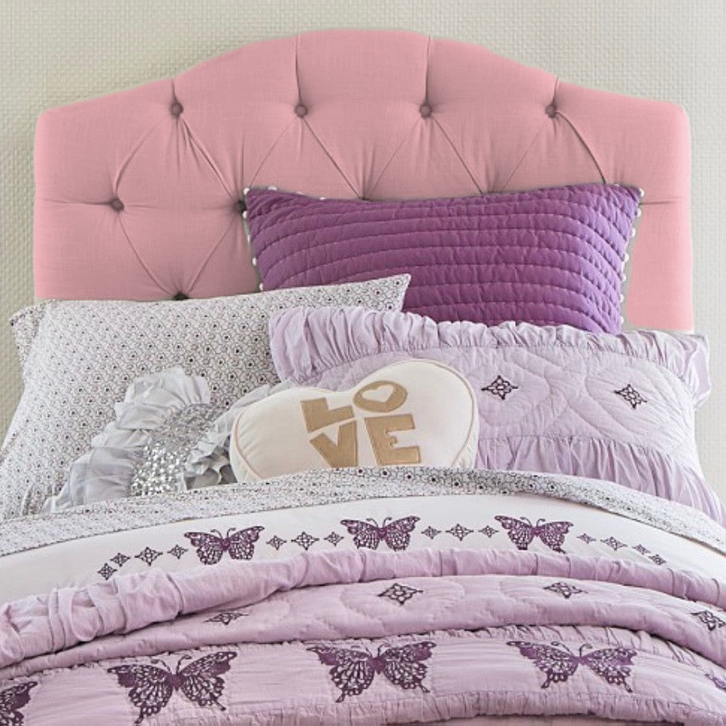 Hanay Bed - Dusty Rose