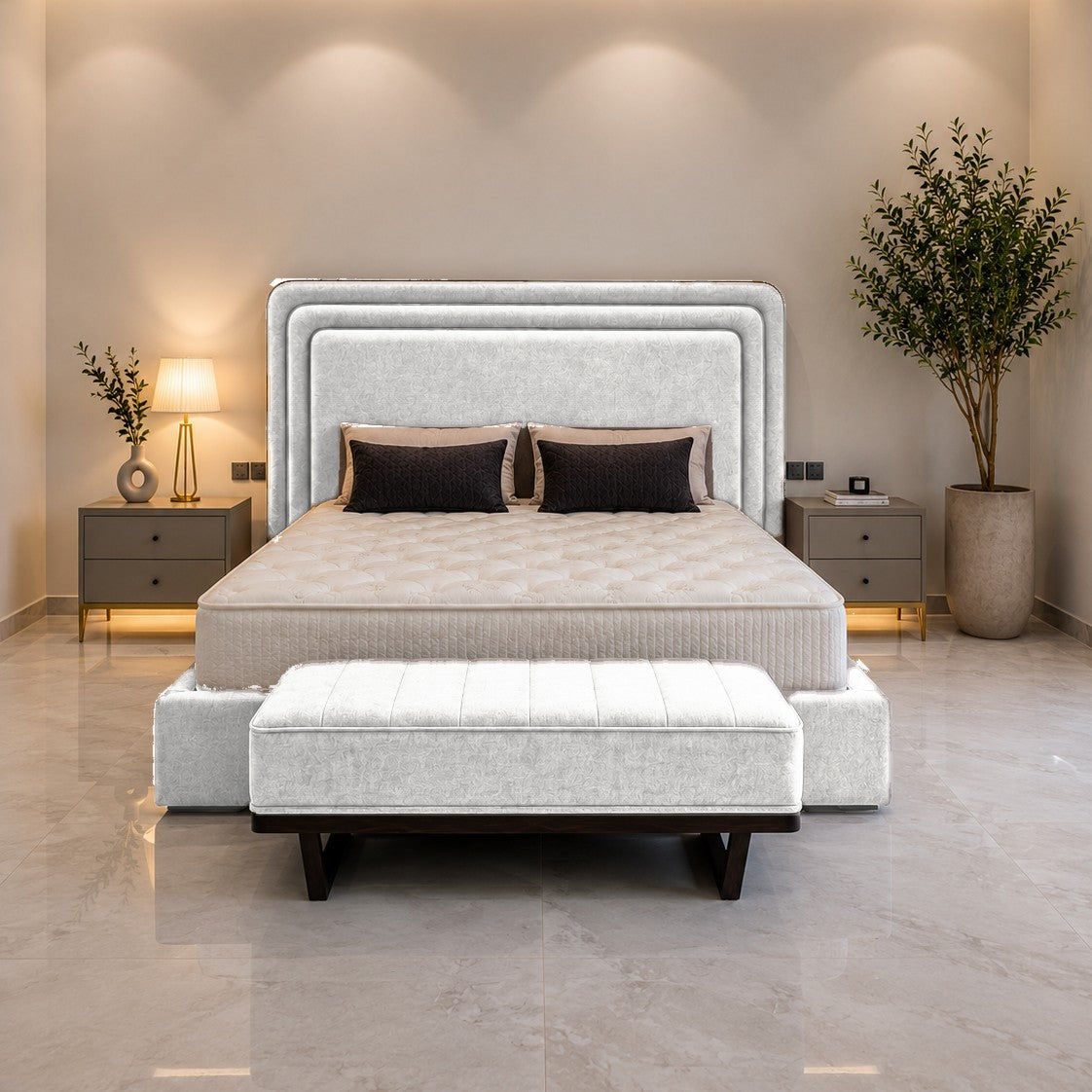 Strato bed - White