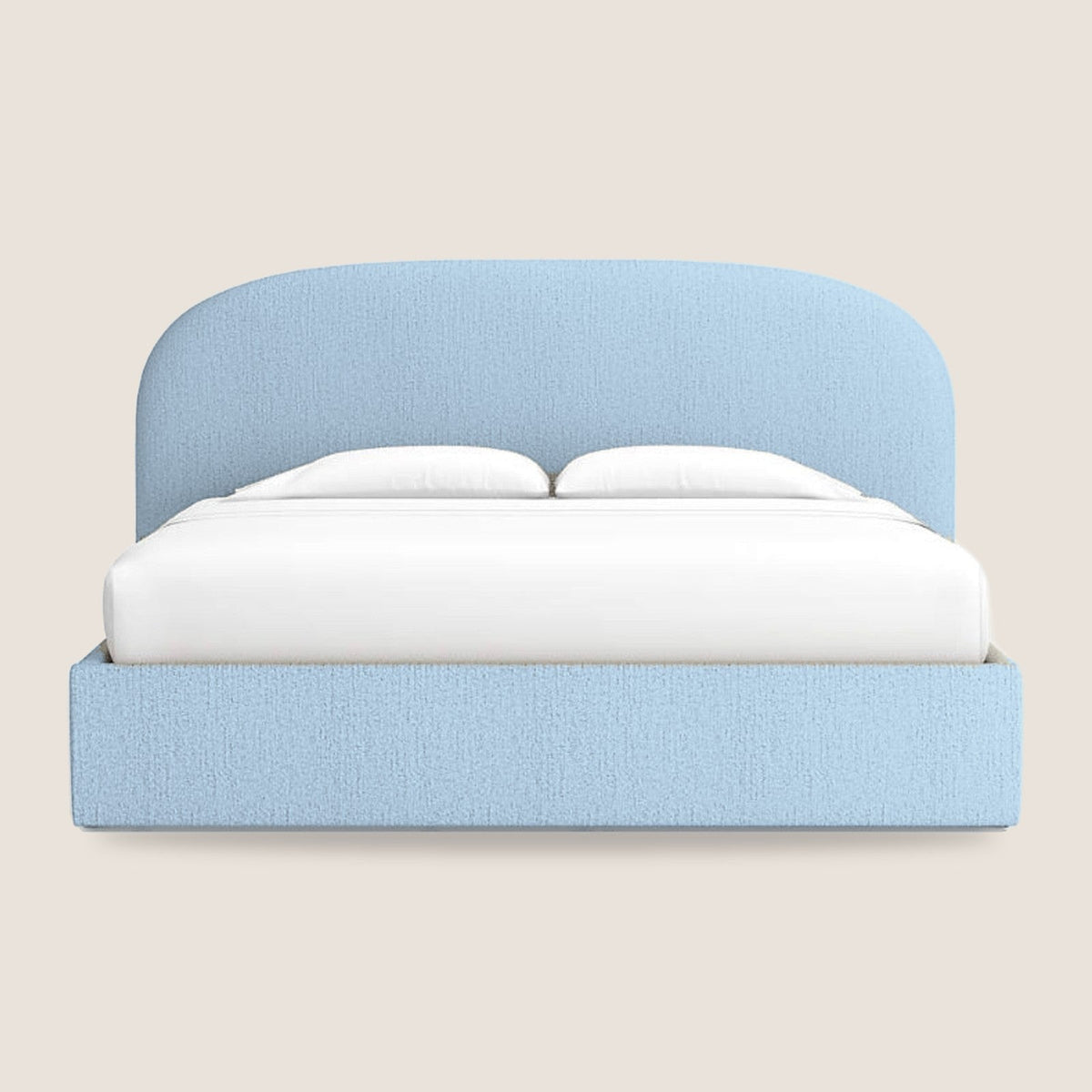 Kids puffy bed - Baby Blue