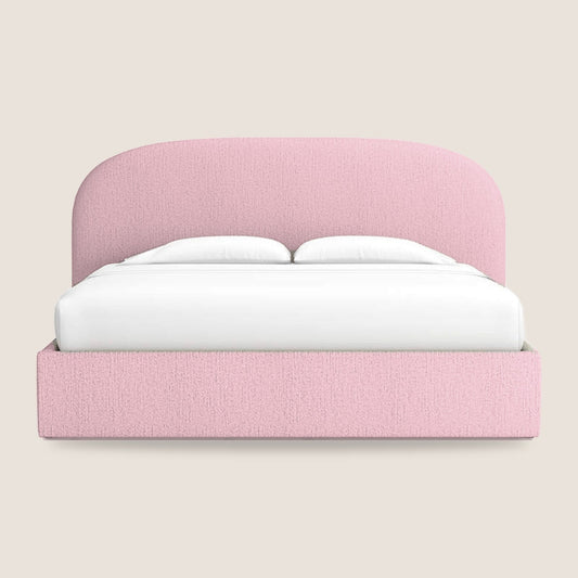 Kids puffy bed - Baby Pink