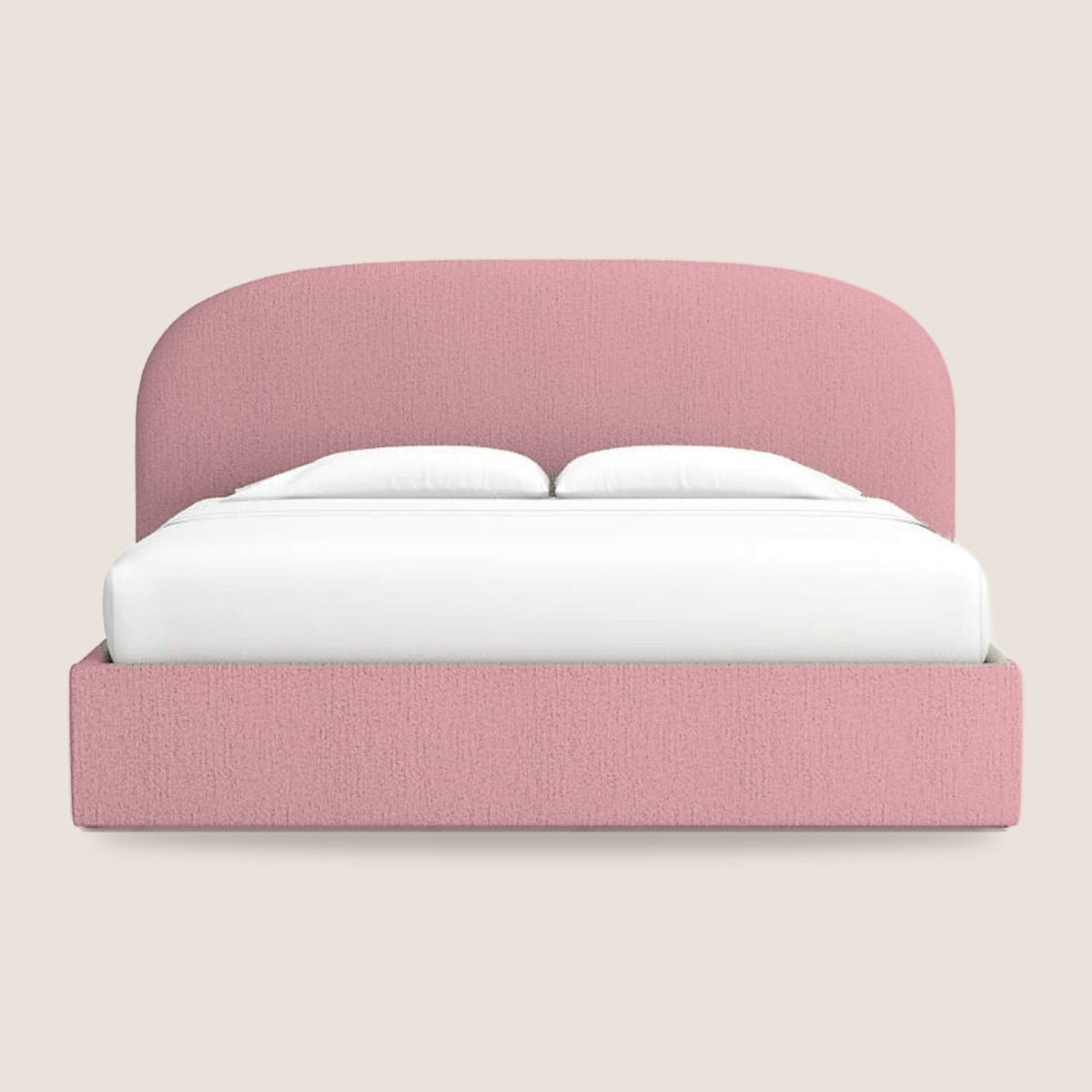 Kids puffy bed - Dusty Rose